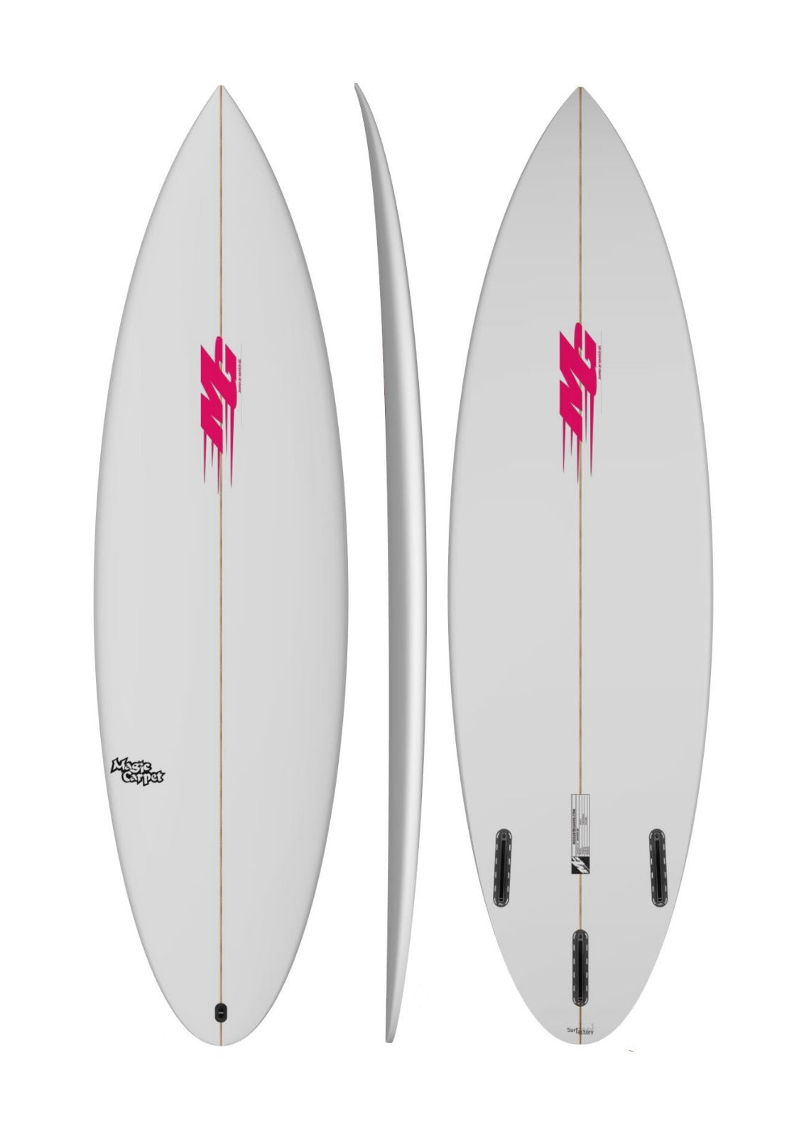 MAGIC CARPET ショートボード ホワイト 340E9F35-86F3-4DBE-902C-